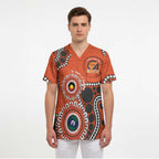 Giants NAIDOC 2026 Personalised Scrub Top 50 Years of Deadly Aboriginal Art