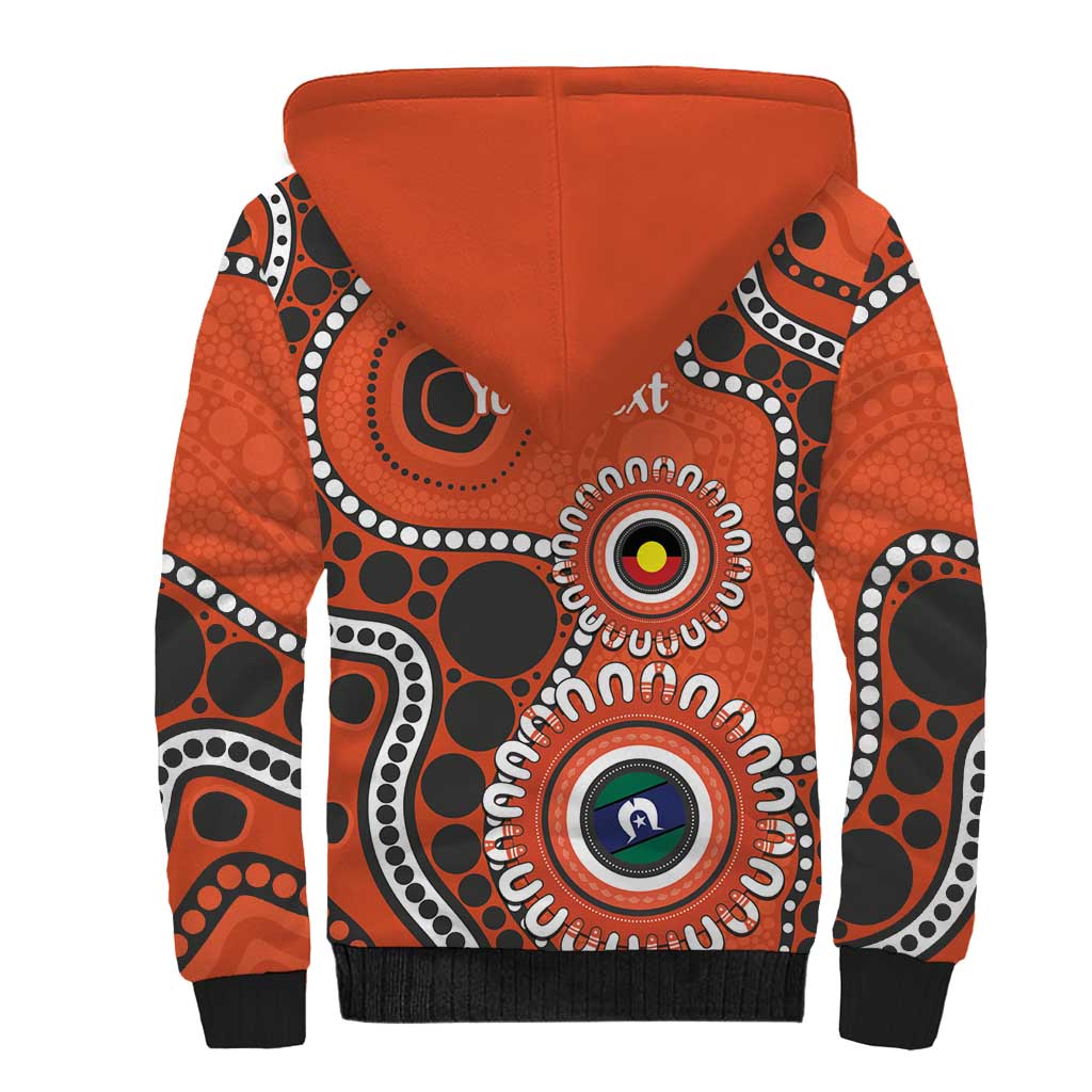 Giants NAIDOC 2026 Personalised Sherpa Hoodie 50 Years of Deadly Aboriginal Art