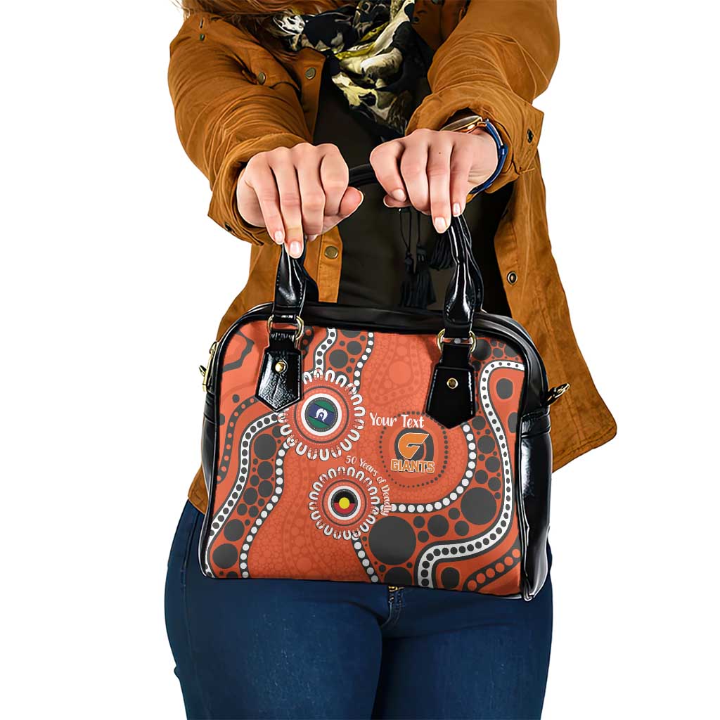 Giants NAIDOC 2026 Personalised Shoulder Handbag 50 Years of Deadly Aboriginal Art