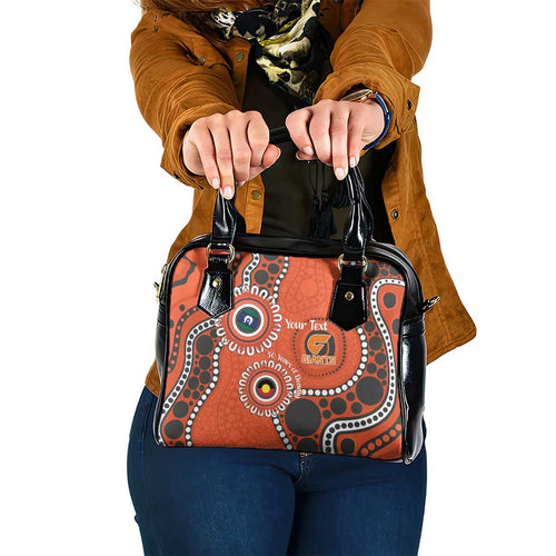 Giants NAIDOC 2026 Personalised Shoulder Handbag 50 Years of Deadly Aboriginal Art