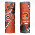 Giants NAIDOC 2026 Personalised Skinny Tumbler 50 Years of Deadly Aboriginal Art