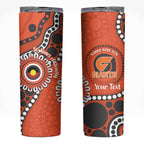 Giants NAIDOC 2026 Personalised Skinny Tumbler 50 Years of Deadly Aboriginal Art