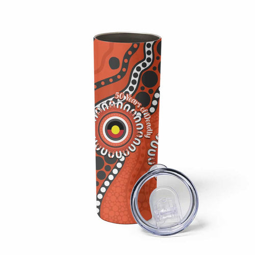 Giants NAIDOC 2026 Personalised Skinny Tumbler 50 Years of Deadly Aboriginal Art