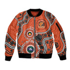 Giants NAIDOC 2026 Personalised Sleeve Zip Bomber Jacket 50 Years of Deadly Aboriginal Art