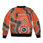 Giants NAIDOC 2026 Personalised Sleeve Zip Bomber Jacket 50 Years of Deadly Aboriginal Art