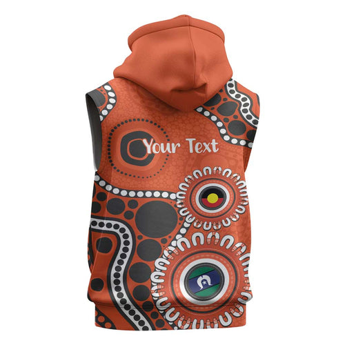 Giants NAIDOC 2026 Personalised Sleeveless Hoodie 50 Years of Deadly Aboriginal Art