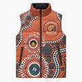 Giants NAIDOC 2026 Personalised Sleeveless Puffer Jacket 50 Years of Deadly Aboriginal Art