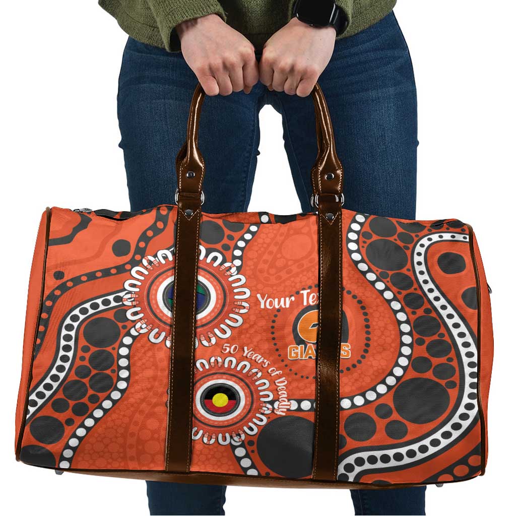 Giants NAIDOC 2026 Personalised Travel Bag 50 Years of Deadly Aboriginal Art