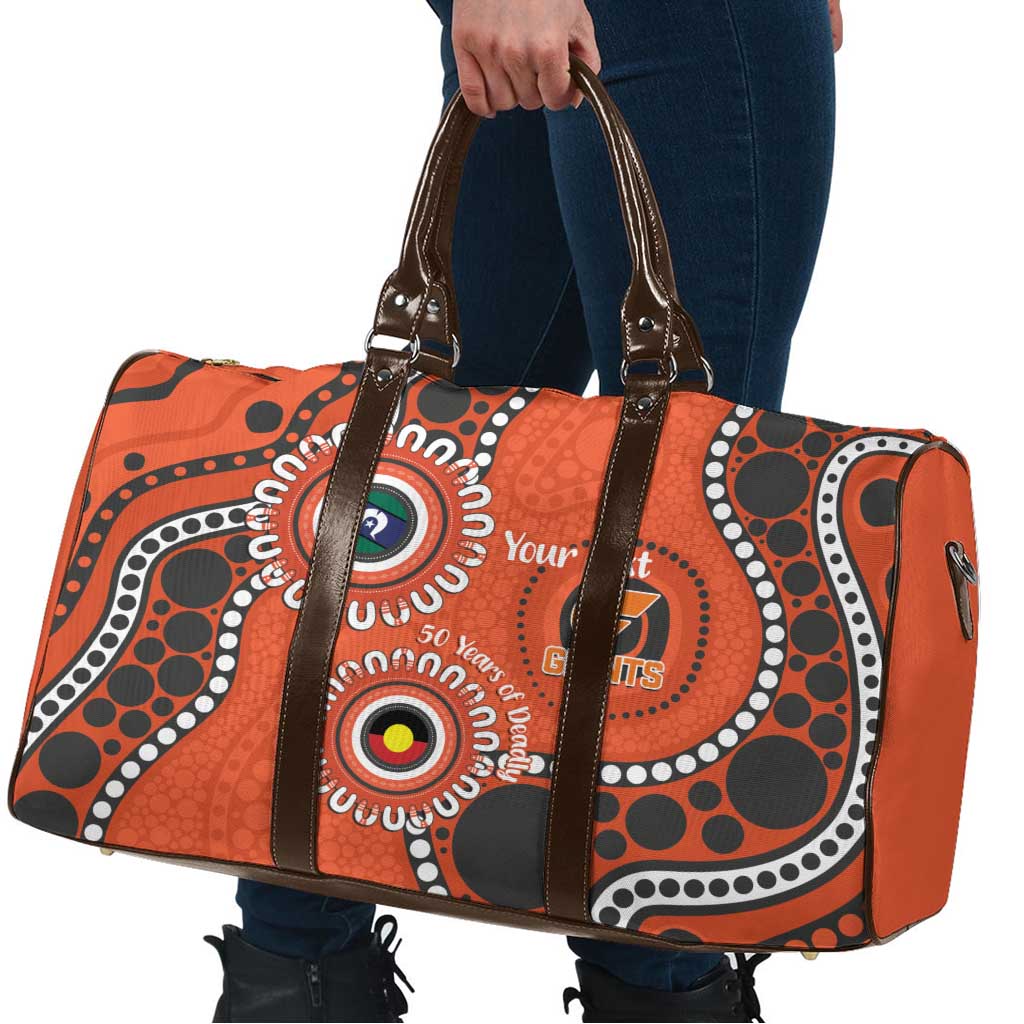 Giants NAIDOC 2026 Personalised Travel Bag 50 Years of Deadly Aboriginal Art