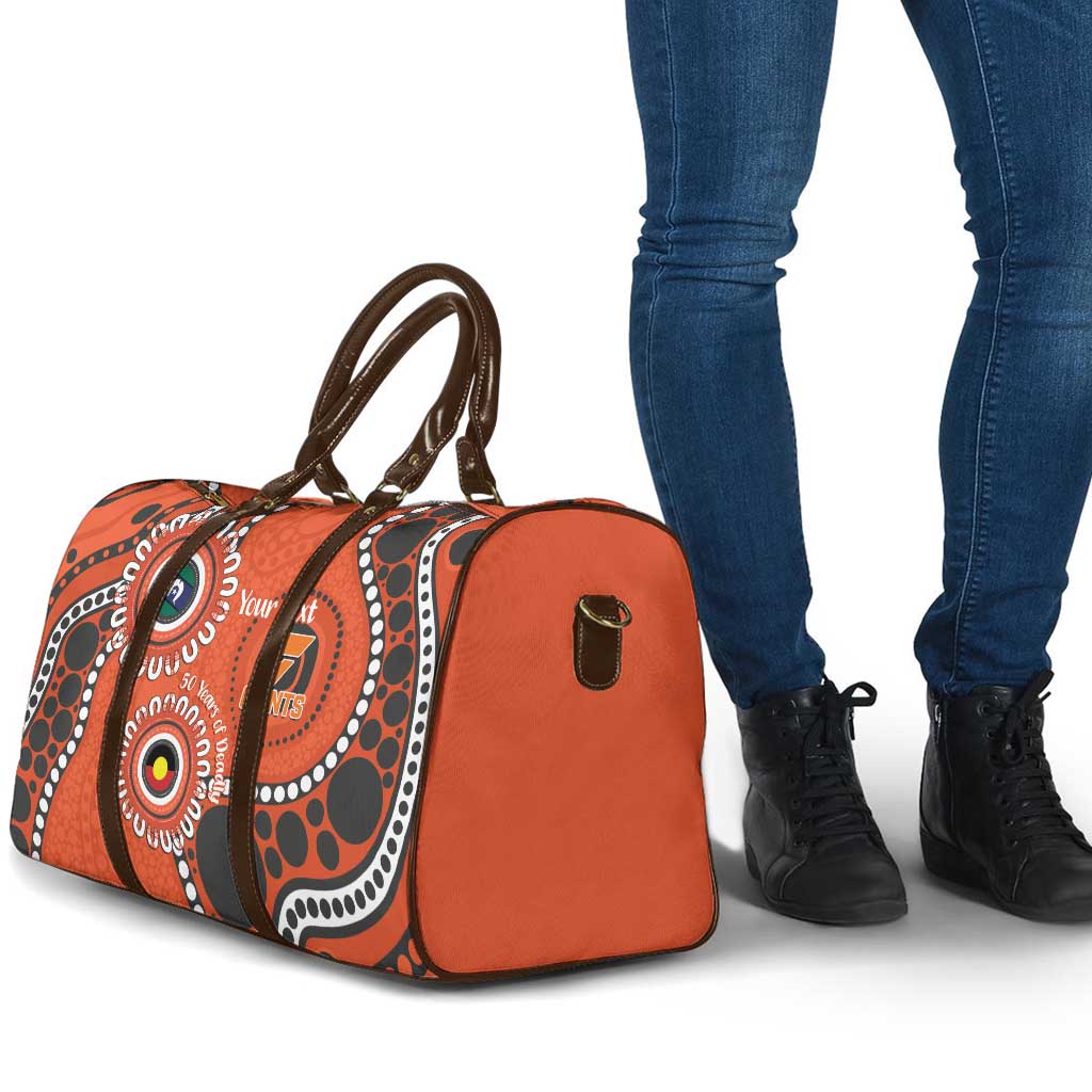 Giants NAIDOC 2026 Personalised Travel Bag 50 Years of Deadly Aboriginal Art
