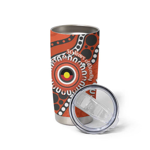 Giants NAIDOC 2026 Personalised Tumbler Cup 50 Years of Deadly Aboriginal Art
