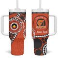 Giants NAIDOC 2026 Personalised Tumbler With Handle 50 Years of Deadly Aboriginal Art