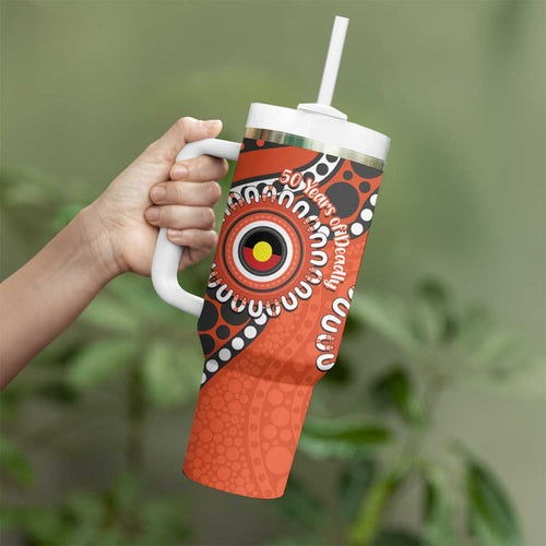 Giants NAIDOC 2026 Personalised Tumbler With Handle 50 Years of Deadly Aboriginal Art