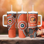 Giants NAIDOC 2026 Personalised Tumbler With Handle 50 Years of Deadly Aboriginal Art