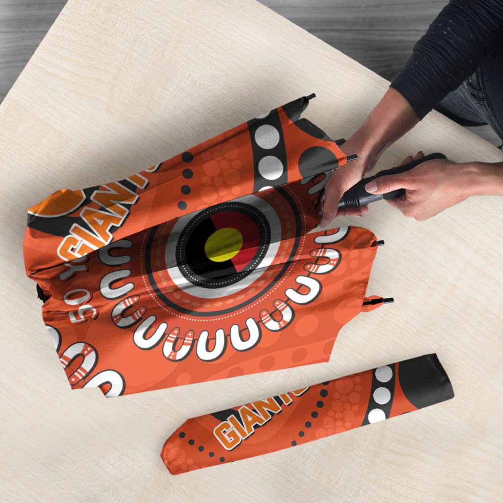 Giants NAIDOC 2026 Personalised Umbrella 50 Years of Deadly Aboriginal Art