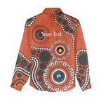 Giants NAIDOC 2026 Personalised Women Casual Shirt 50 Years of Deadly Aboriginal Art