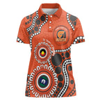 Giants NAIDOC 2026 Personalised Women Polo Shirt 50 Years of Deadly Aboriginal Art