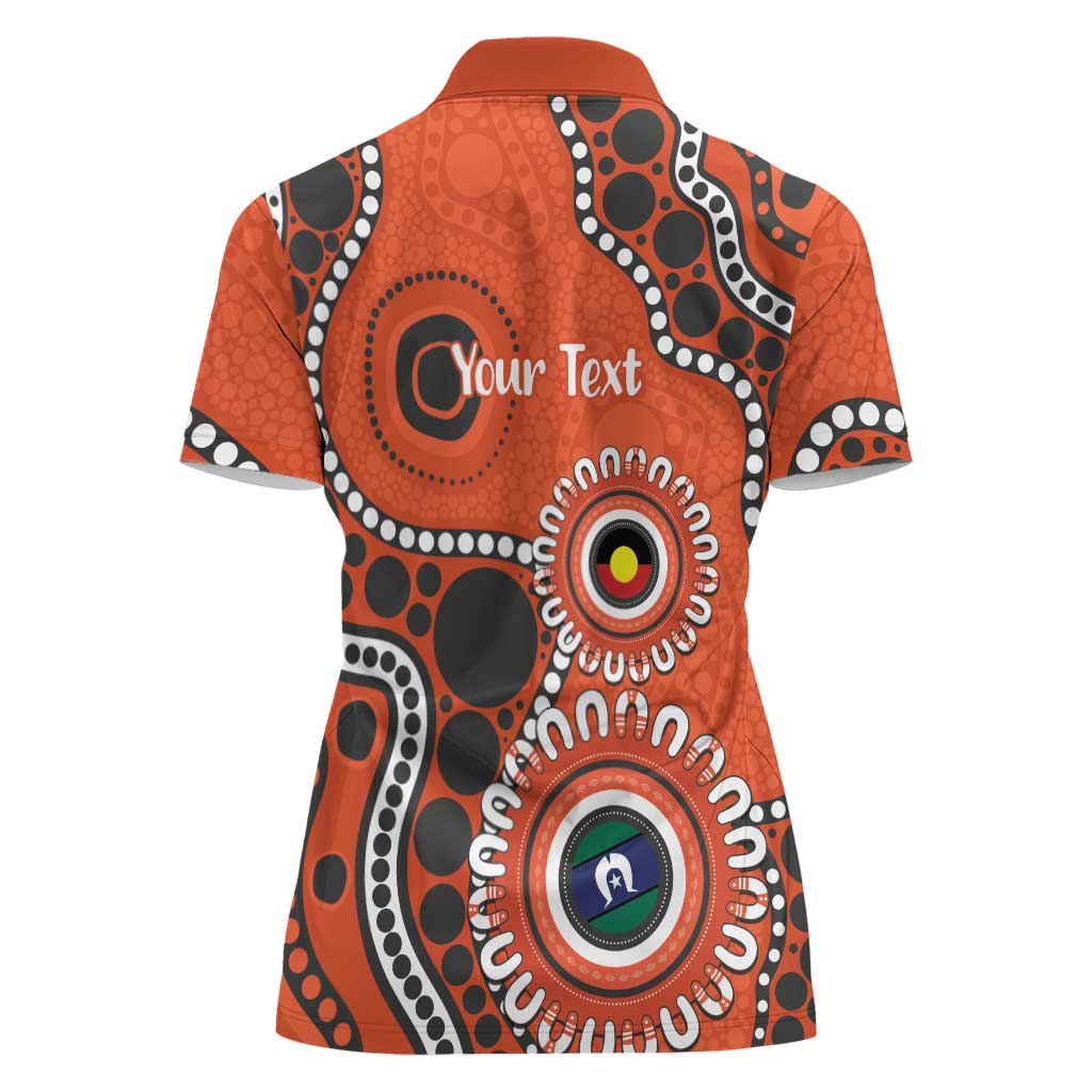 Giants NAIDOC 2026 Personalised Women Polo Shirt 50 Years of Deadly Aboriginal Art