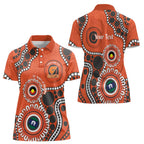 Giants NAIDOC 2026 Personalised Women Polo Shirt 50 Years of Deadly Aboriginal Art