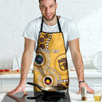 Hawthorn NAIDOC 2026 Personalised Apron 50 Years of Deadly Aboriginal Art