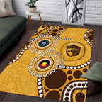Hawthorn NAIDOC 2026 Personalised Area Rug 50 Years of Deadly Aboriginal Art