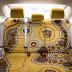 Hawthorn NAIDOC 2026 Personalised Back Car Seat Cover 50 Years of Deadly Aboriginal Art