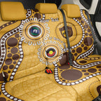 Hawthorn NAIDOC 2026 Personalised Back Car Seat Cover 50 Years of Deadly Aboriginal Art