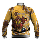 Hawthorn NAIDOC 2026 Personalised Baseball Jacket 50 Years of Deadly Aboriginal Art