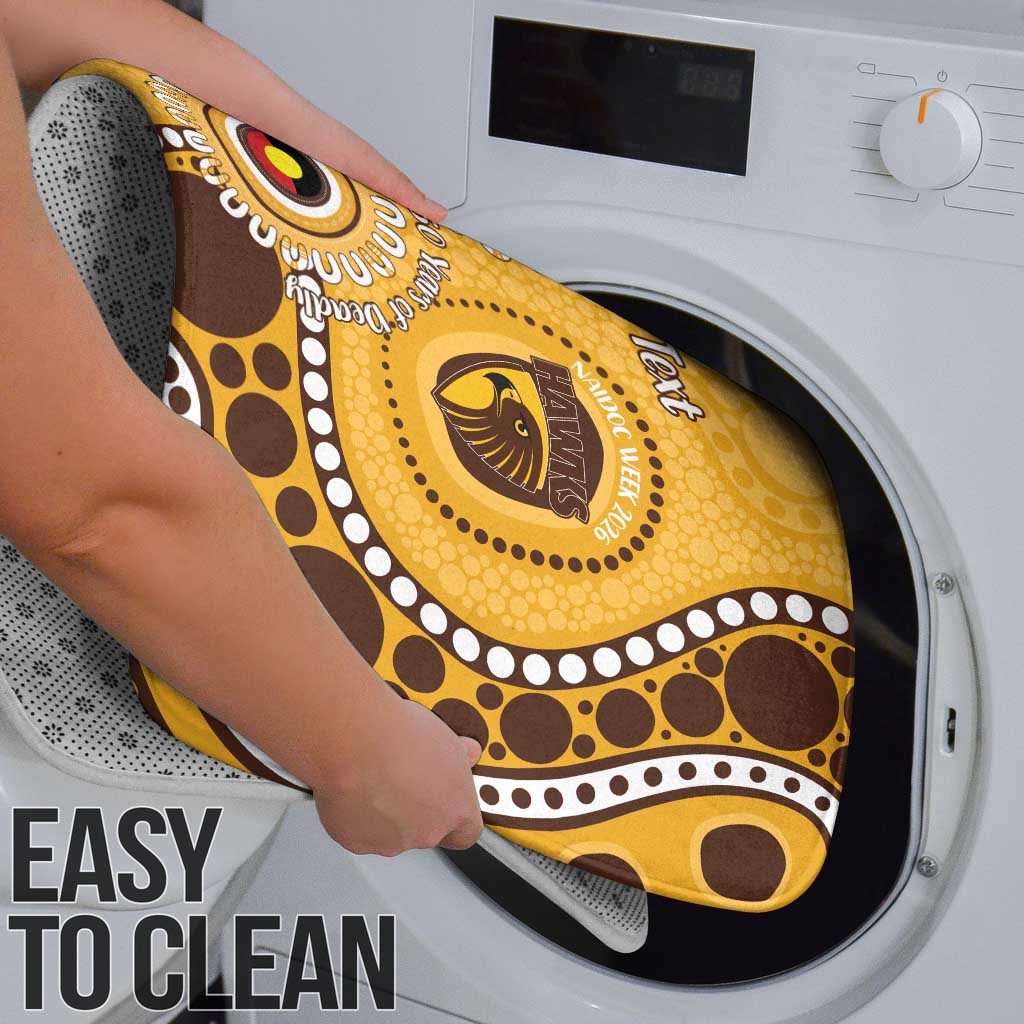 Hawthorn NAIDOC 2026 Personalised Bathroom Set 50 Years of Deadly Aboriginal Art