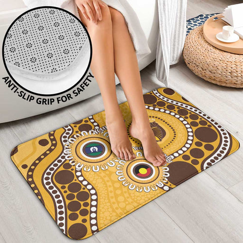 Hawthorn NAIDOC 2026 Personalised Bathroom Set 50 Years of Deadly Aboriginal Art