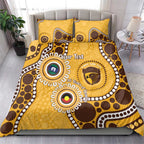 Hawthorn NAIDOC 2026 Personalised Bedding Set 50 Years of Deadly Aboriginal Art