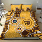 Hawthorn NAIDOC 2026 Personalised Bedding Set 50 Years of Deadly Aboriginal Art
