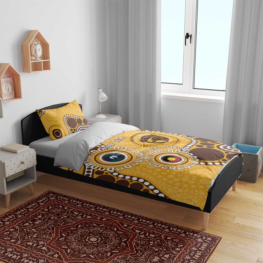 Hawthorn NAIDOC 2026 Personalised Bedding Set 50 Years of Deadly Aboriginal Art