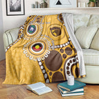 Hawthorn NAIDOC 2026 Personalised Blanket 50 Years of Deadly Aboriginal Art