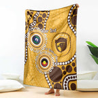 Hawthorn NAIDOC 2026 Personalised Blanket 50 Years of Deadly Aboriginal Art
