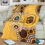 Hawthorn NAIDOC 2026 Personalised Blanket 50 Years of Deadly Aboriginal Art