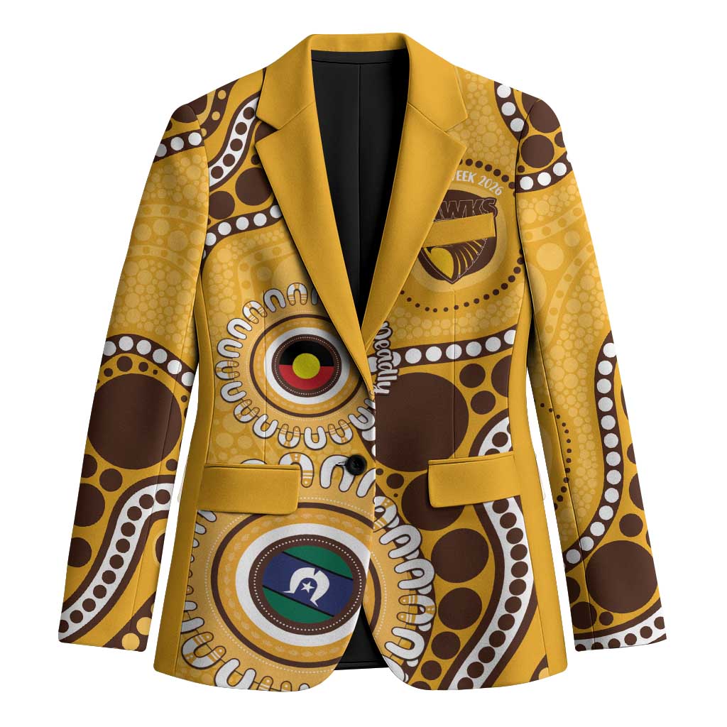 Hawthorn NAIDOC 2026 Personalised Blazer 50 Years of Deadly Aboriginal Art