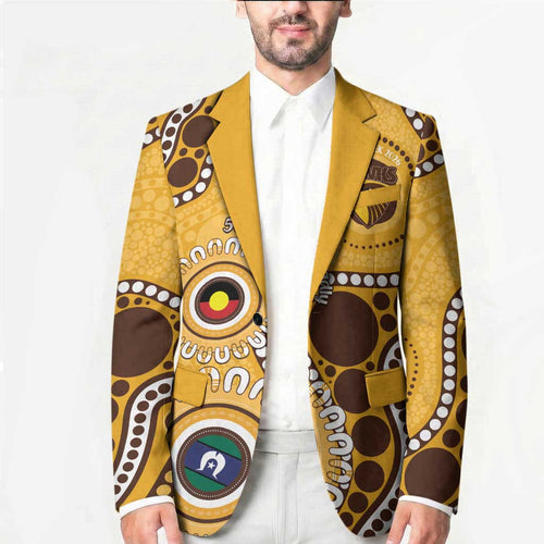 Hawthorn NAIDOC 2026 Personalised Blazer 50 Years of Deadly Aboriginal Art