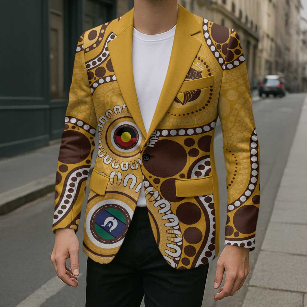 Hawthorn NAIDOC 2026 Personalised Blazer 50 Years of Deadly Aboriginal Art