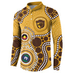 Hawthorn NAIDOC 2026 Personalised Button Sweatshirt 50 Years of Deadly Aboriginal Art