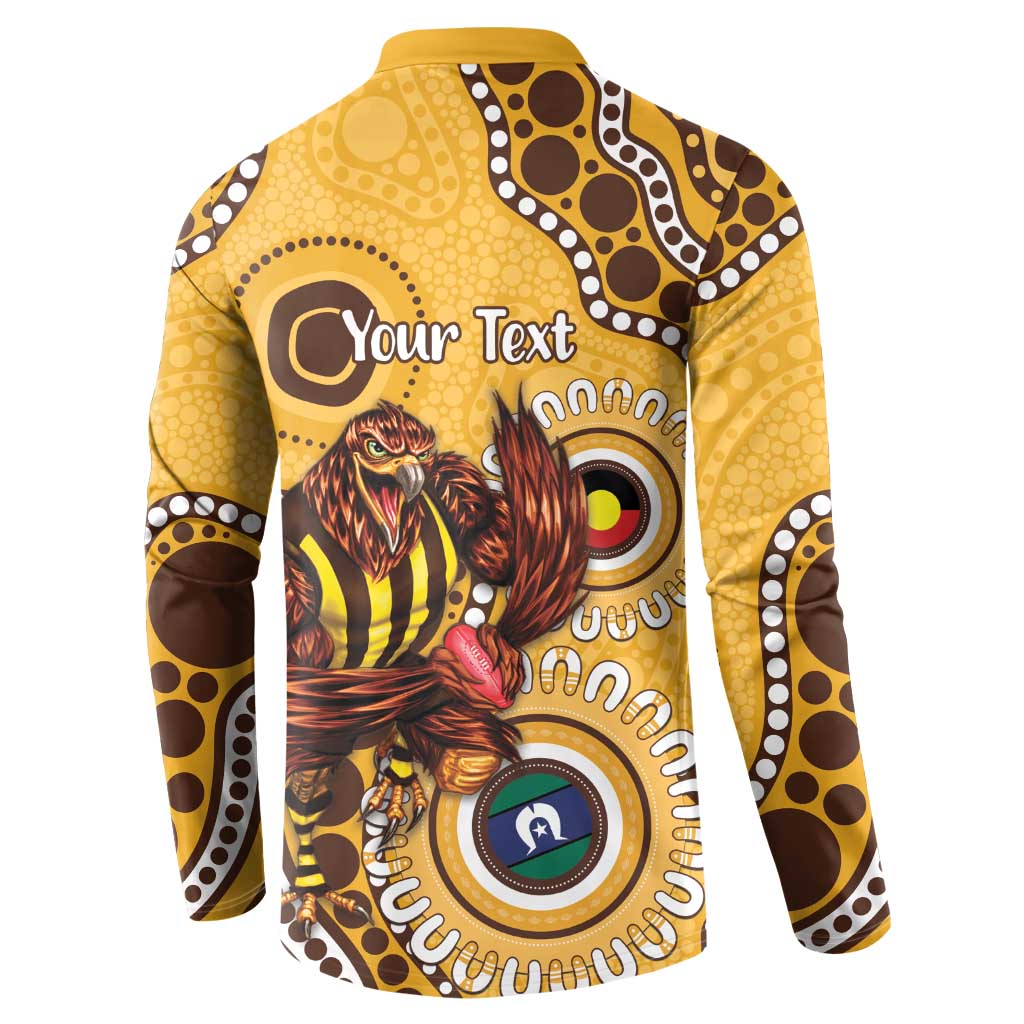 Hawthorn NAIDOC 2026 Personalised Button Sweatshirt 50 Years of Deadly Aboriginal Art