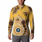 Hawthorn NAIDOC 2026 Personalised Button Sweatshirt 50 Years of Deadly Aboriginal Art