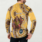 Hawthorn NAIDOC 2026 Personalised Button Sweatshirt 50 Years of Deadly Aboriginal Art