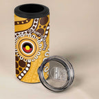 Hawthorn NAIDOC 2026 Personalised 4 in 1 Can Cooler Tumbler 50 Years of Deadly Aboriginal Art