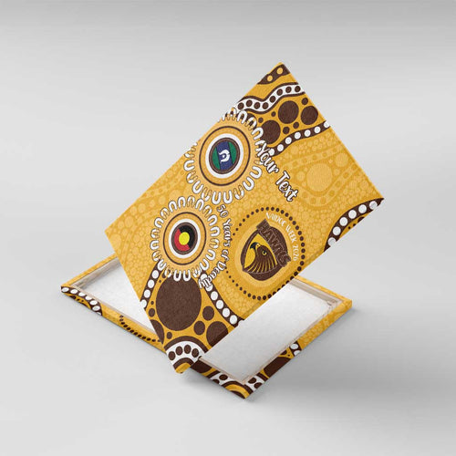 Hawthorn NAIDOC 2026 Personalised Canvas Wall Art 50 Years of Deadly Aboriginal Art