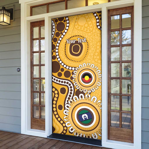 Hawthorn NAIDOC 2026 Personalised Door Cover 50 Years of Deadly Aboriginal Art