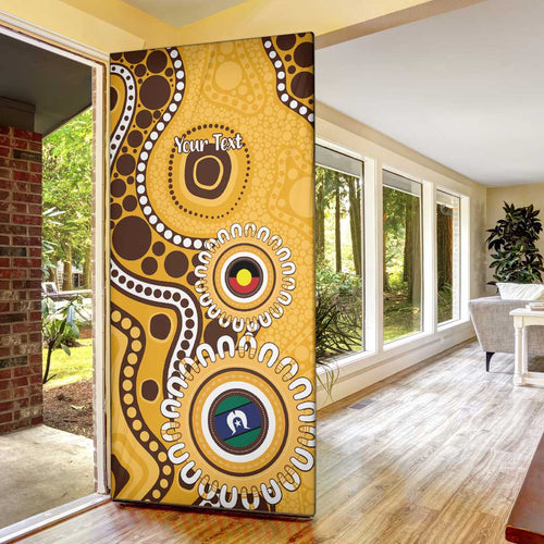 Hawthorn NAIDOC 2026 Personalised Door Cover 50 Years of Deadly Aboriginal Art