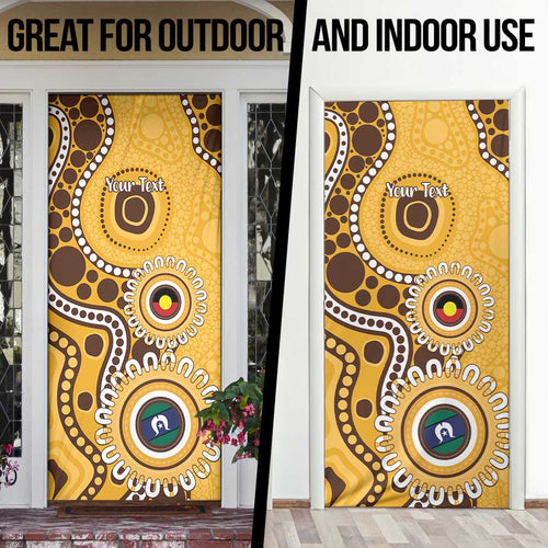 Hawthorn NAIDOC 2026 Personalised Door Cover 50 Years of Deadly Aboriginal Art