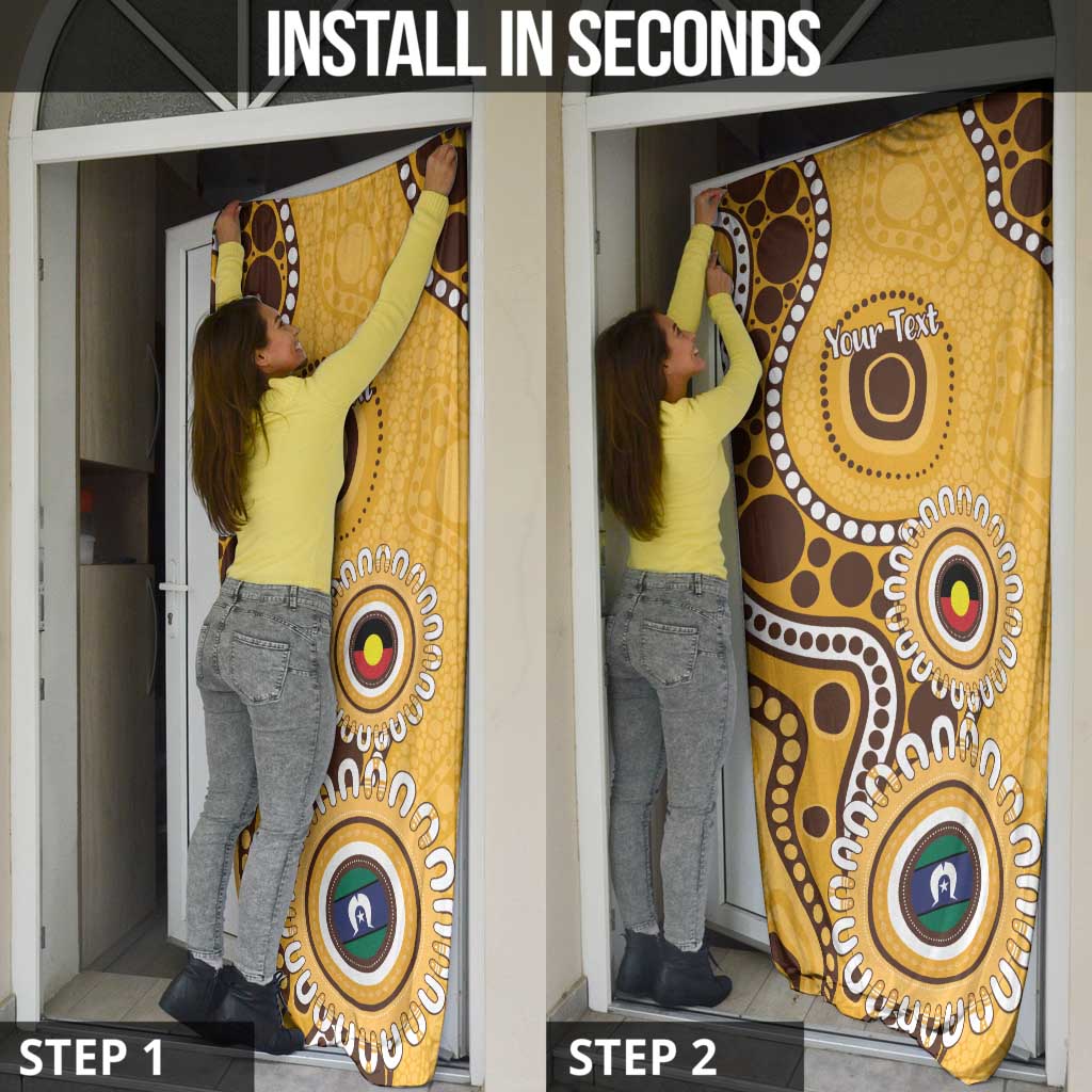 Hawthorn NAIDOC 2026 Personalised Door Cover 50 Years of Deadly Aboriginal Art