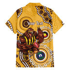 Hawthorn NAIDOC 2026 Personalised Family Matching Off Shoulder Maxi Dress and Hawaiian Shirt 50 Years of Deadly Aboriginal Art